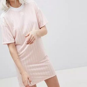 NWOT Adidas Originals - Three Stripes Dress - Pink Color